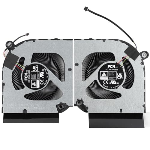 YAEHUYING New CPU+GPU Cooling Fan Replacement for Acer Predator Helios Neo 16 500 PHN16-71 PHN16-71-5606 PHN16-72 Neo 18 PHN18-71 N22Q22 P/N: FQ1H DFSCL12E16486M FQ1J DFSCK22D05883M 12V 1A Fan