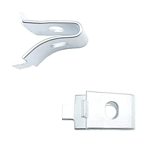 Suprom Shelf Bracket Clips, 32 Pack Aluminum Alloy Shelf Pins, High Load-Bearing Adjustable Cabinet Shelf Pegs