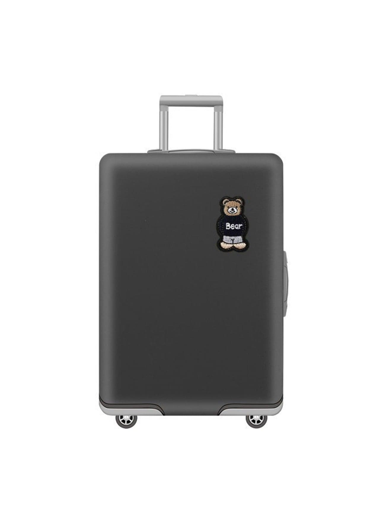 M Thickened Luggage Cover, Gray Bear High Quality Travel Suitcase Protective Cover, Suitable For Wheeled Suitcases, Waterproof, Dustproof, Scratch-Resistant Luggage Cover