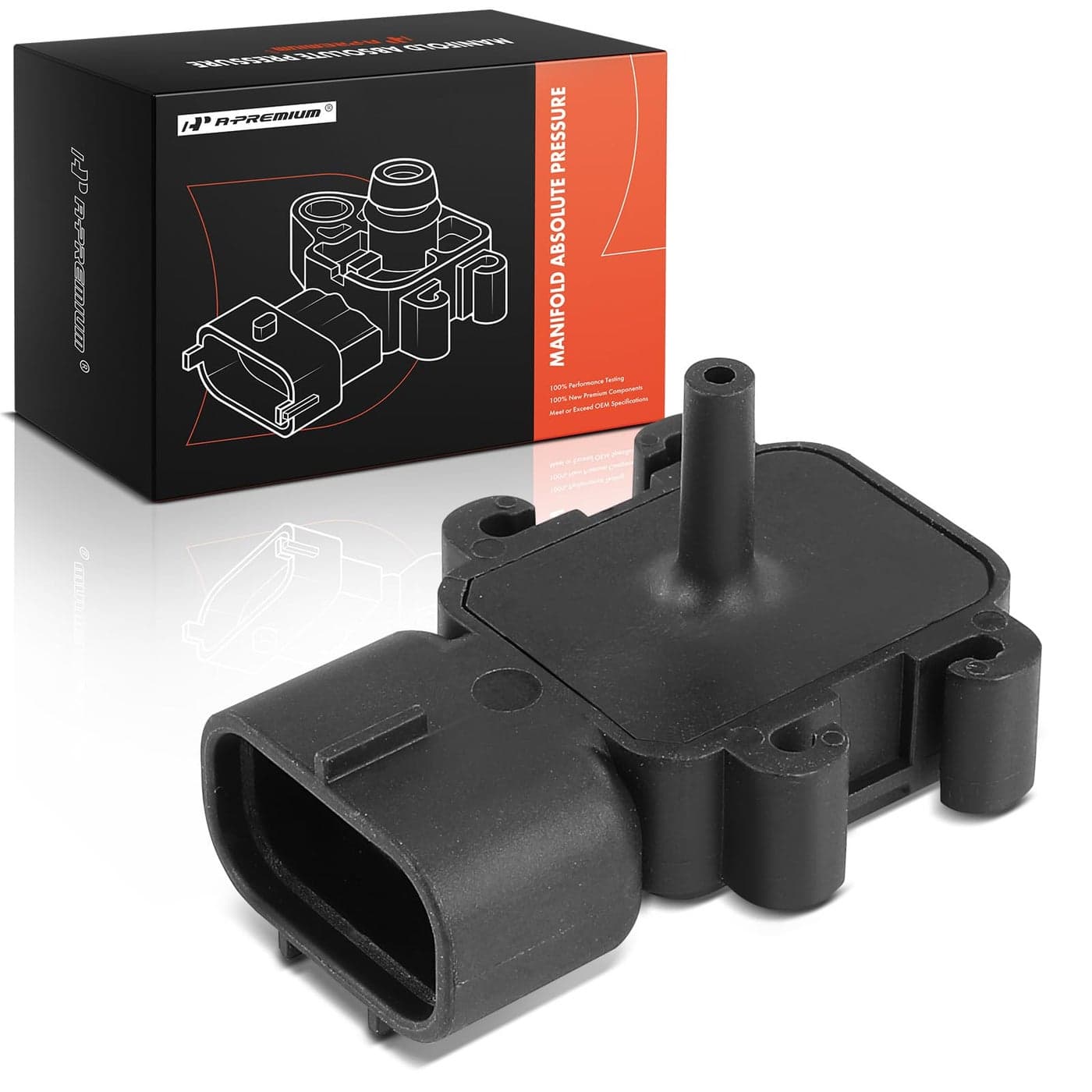 APremium Manifold Pressure MAP Sensor 3 Pins Compatible with Toyota Camry RAV4 Corolla Celica Paseo Solara Chevrolet Metro Geo Metro Prizm Pontiac Firefly Suzuki Esteem Swift