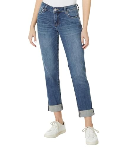 KUT from the Kloth™ Catherine Boyfriend Women’s Jeans – Blended Fabric – Mid Rise – Five Pocket Design Authenticity 2 30.5