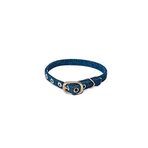 PetWale Cat Collar | Adjustable | Durable | Safety Collar | Pet Supplies | Cat Accessories | Cat Collar | Cat Belt | Soft and Comfortable | for Indoor use | Pack of 1 | Blue Denim