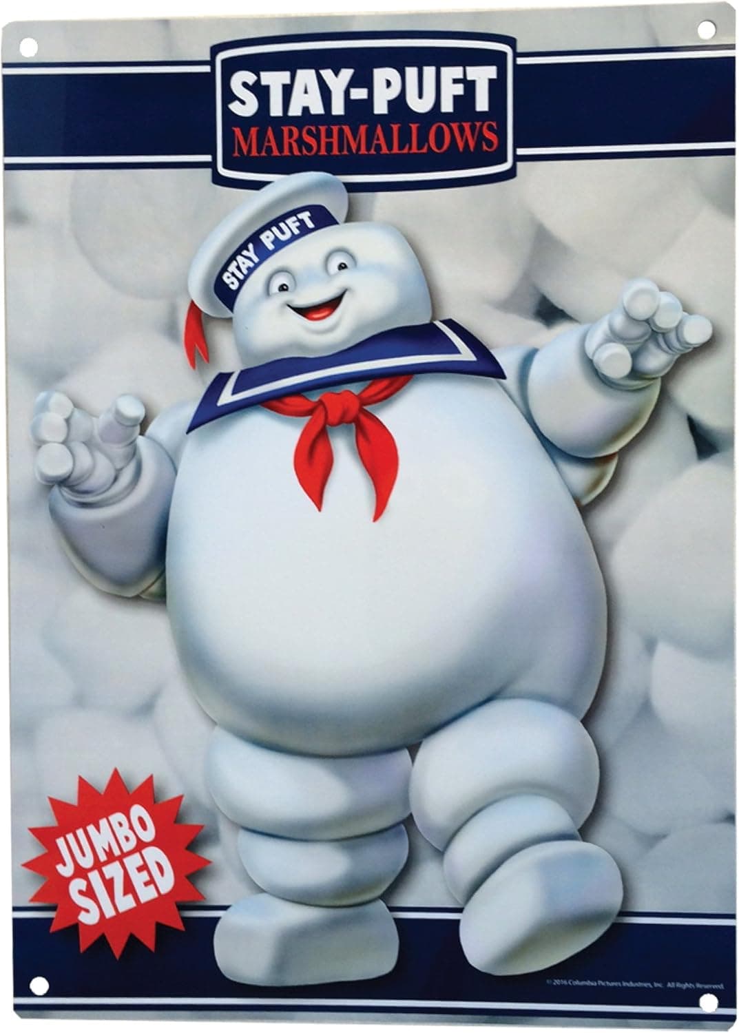 Factory Entertainment Ghostbusters Stay Puft Metal Sign, 10"