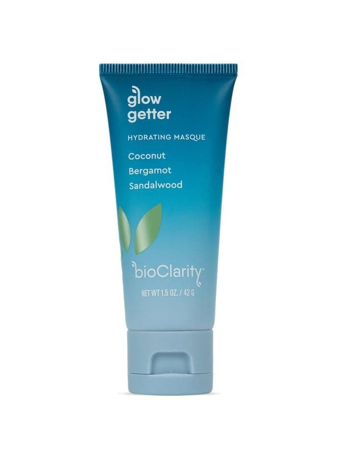 Glow Getter Hydrating Face Mask | 100% Clean, Vegan Ingredients | Contains Coconut, Bergamot, Sandalwood | Smooth & Soften Skin | 1.5 oz.