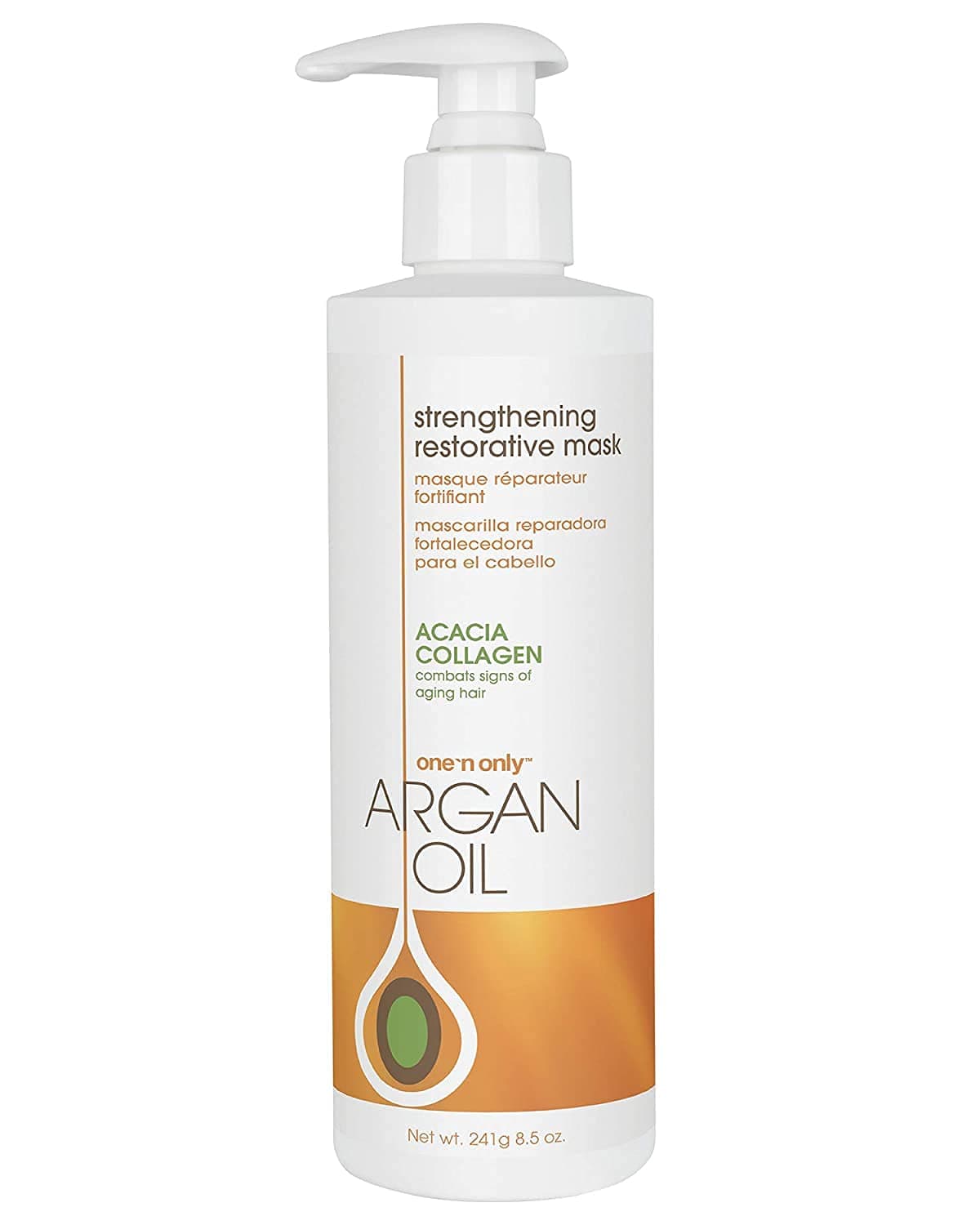 One n Only Hair Mask with Argan Oil Strenghtening Restorative Mask Helps Maintain Moisture Level for a Shiny Texture Provides Color Protection 78 Ounce