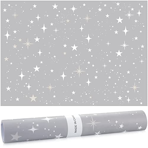Geosar 10 Sheets Drawer Liners for Dresser Scented Drawer Liners Non Adhesive Scented for Home Shelf Closet(Star)
