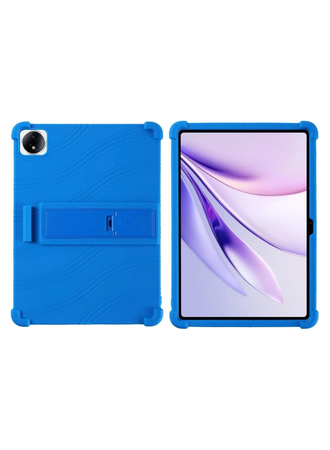 Child-Safe Protective Case Compatible with Honor MagicPad 3 12.5-inch 2025 Tablet Shockproof and Drop-Resistant Soft Silicone Tablet Case Features Multi-Angle Non-Slip Stand