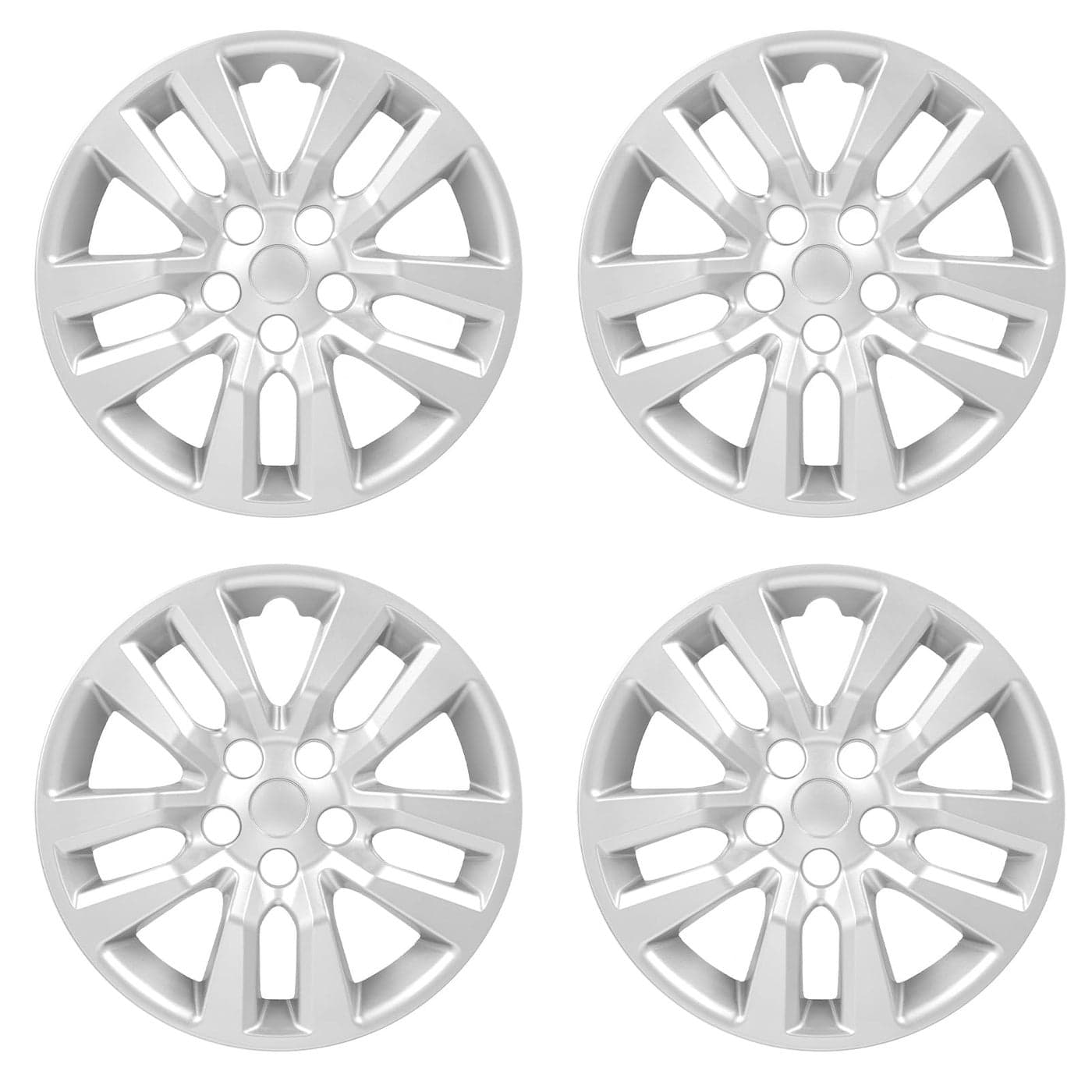 TULALUX Wheel Hubcaps Compatible with Nissan Altima 20132018 16inch Wheel Covers Set of 4Pcs Silver
