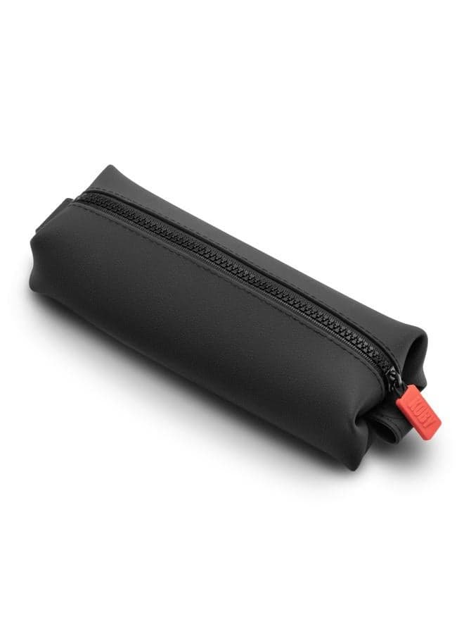 Tooletries - The Koby Bag Mini (Charcoal) Silicone Toiletry Bag, Mini Toiletry Bag For Men, Water-Resistant Small Toiletry Bag, Pencil Case, Essentials Bag, Dopp Kit Bag For Electronics, Tech, Gym.