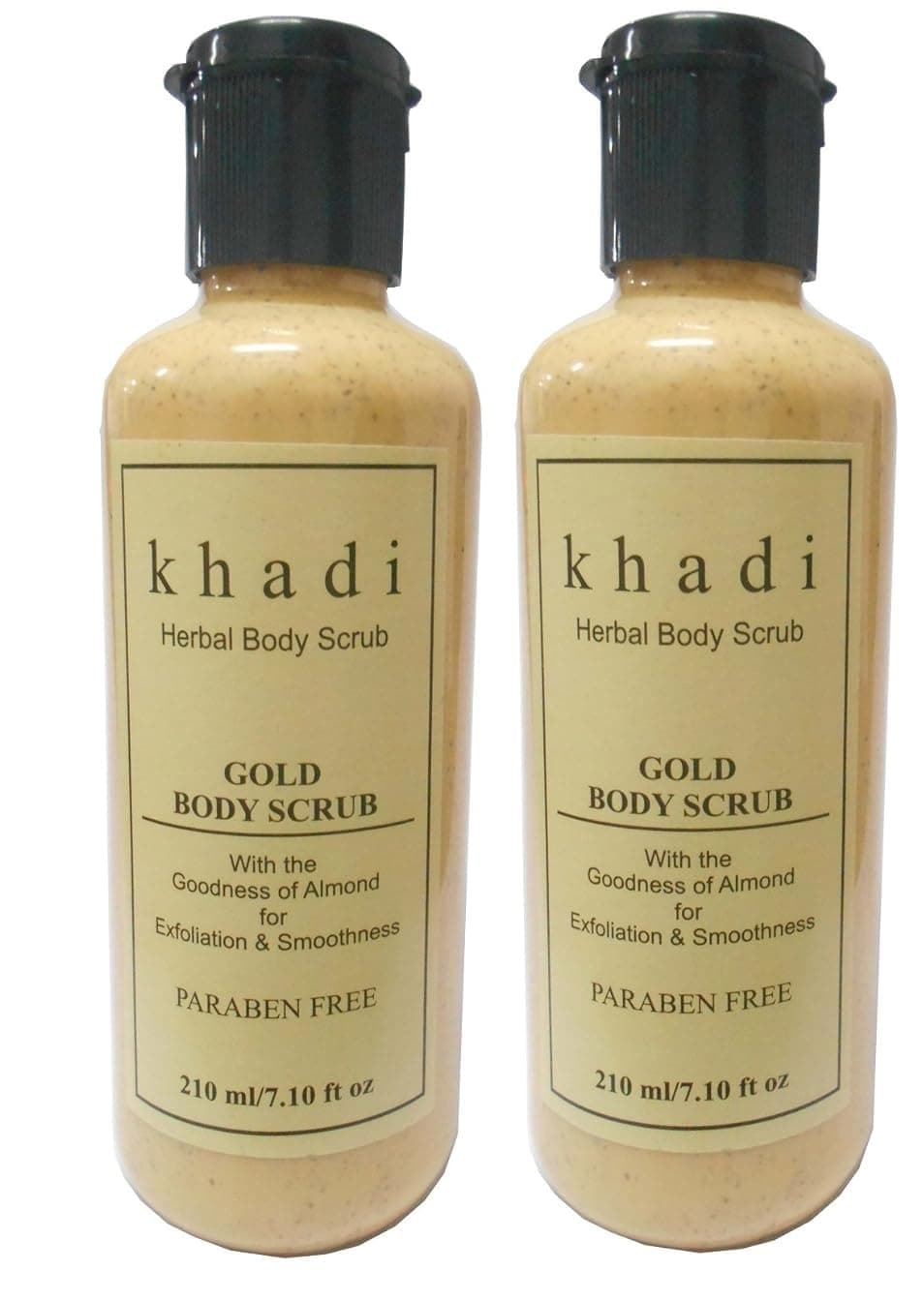 Herbigiri Natural Herbal Gold Face Body Scrub With Rose Extracts 420ml