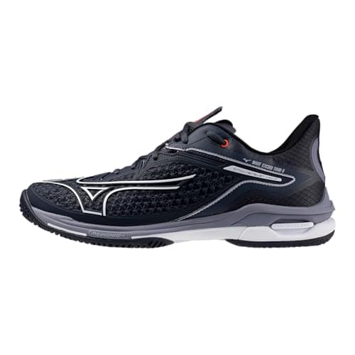 Mizuno Wave Exceed Tour 6 AC Men's Racquet Sports Shoe, Odyssey Grey-White, US Mens 7