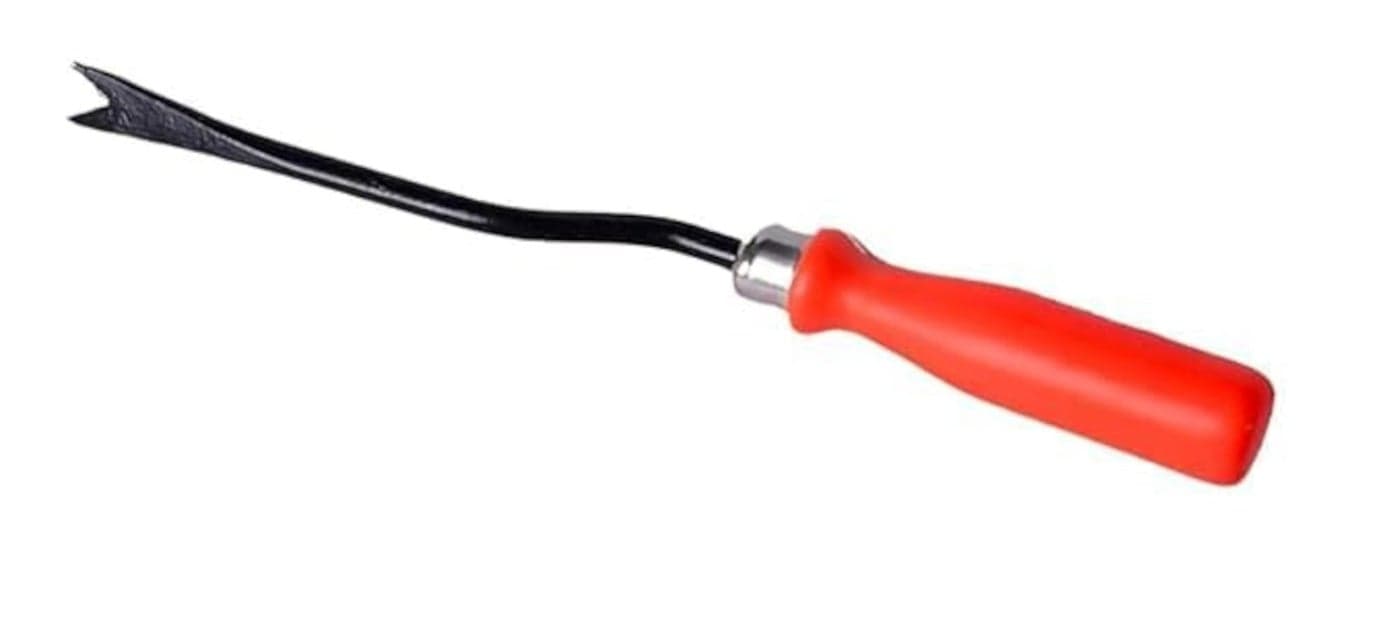 Yo Green Hand Weeder - 1 Pc (Orange Handle, Black Blade), Weed Remover Agriculture Tool for Gardens, Weeding Tool Terrace Garden (Weeder)
