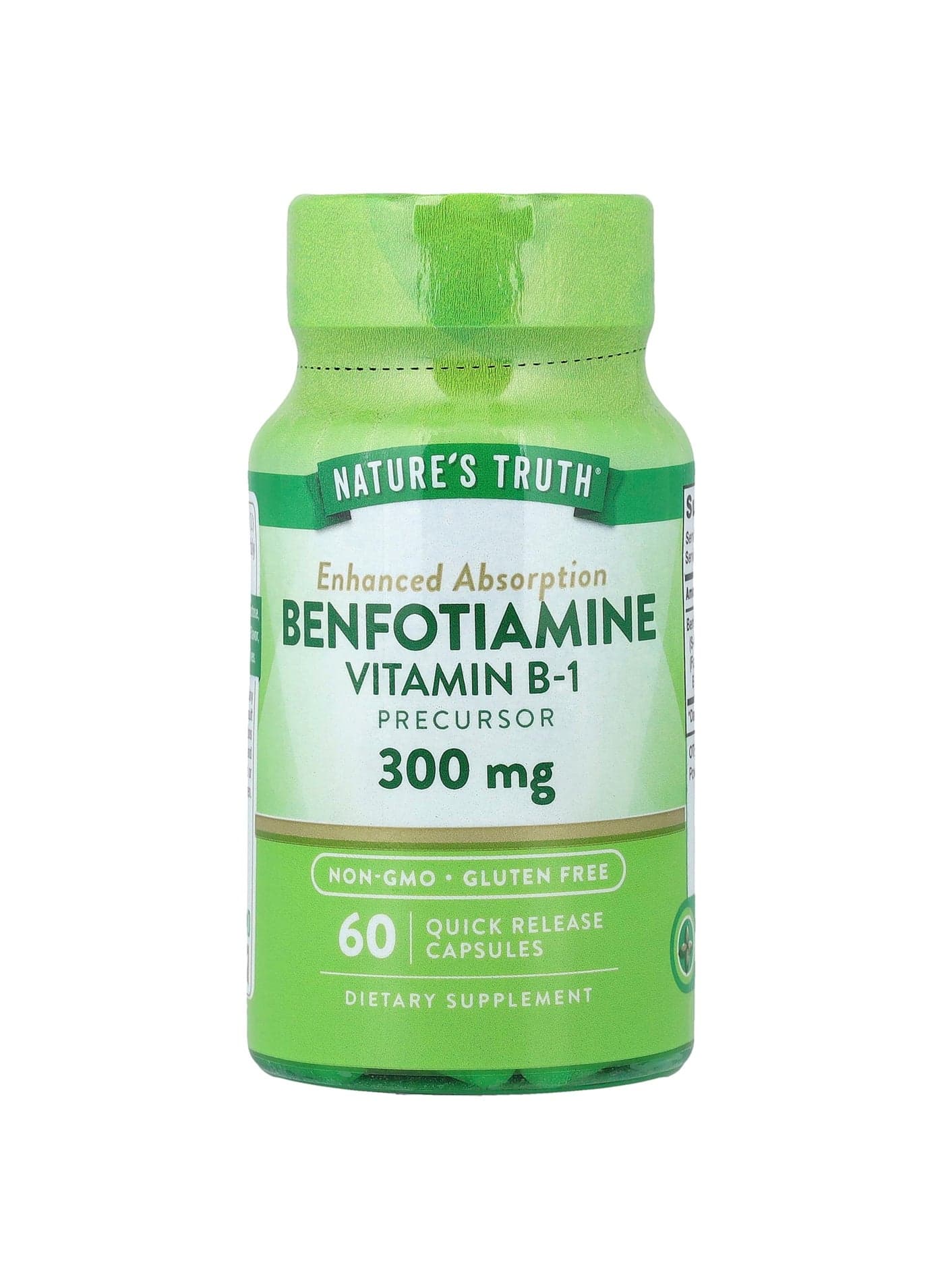 Benfotiamine, 300 mg, 60 Quick Release Capsules
