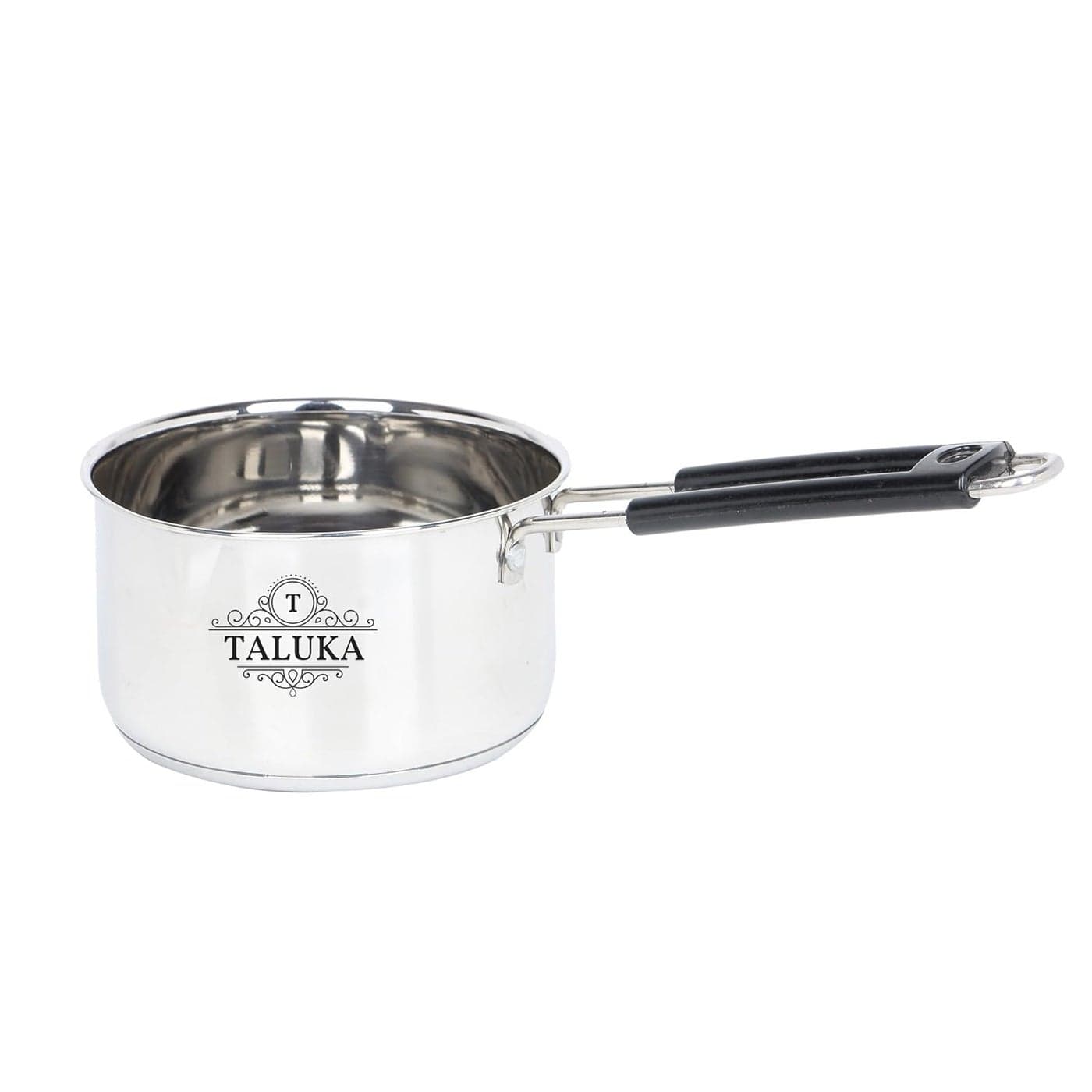 Taluka Induction Base Stainless Steel Saucepan 2 Liter 14 X 7 X 45 Silver
