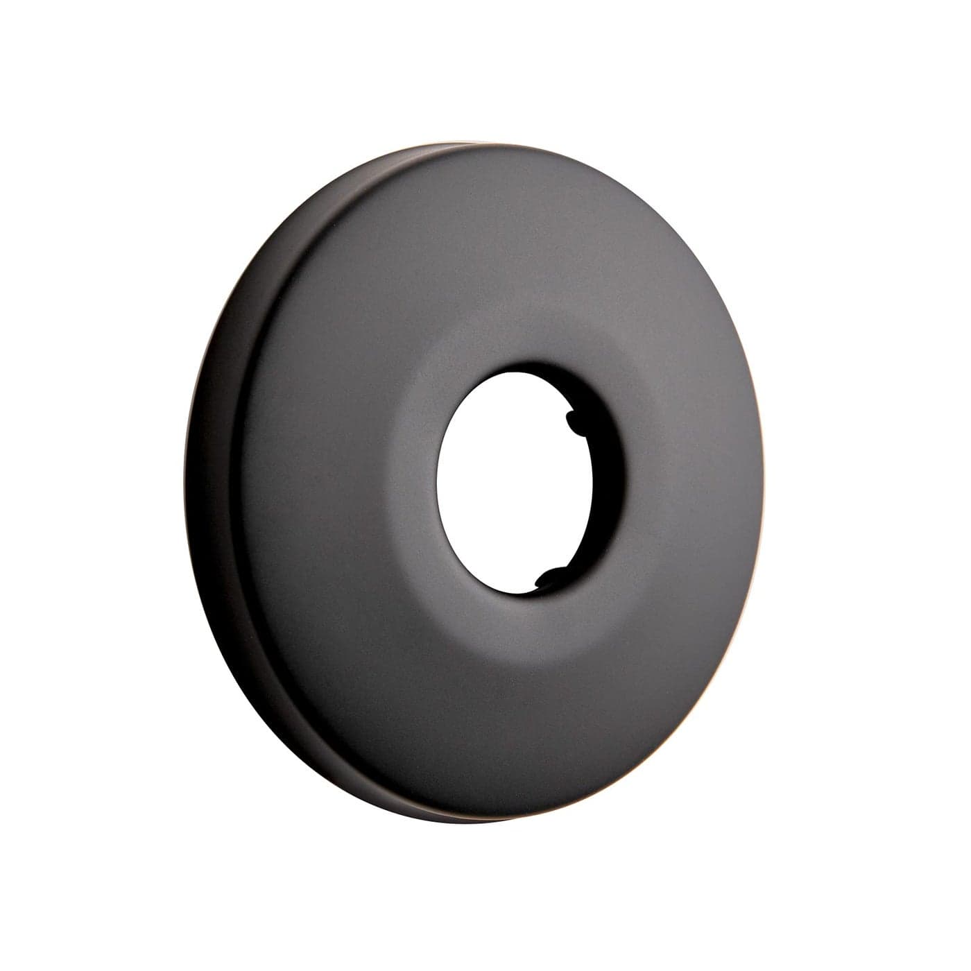 OFFO Shower Arm Flange 25 in Outer Diameter Replacement Shower Head Arm Escutcheon Plate Suitable for Most Brands Shower Head Arms Matte Black