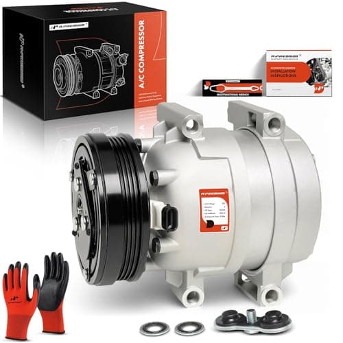 A-Premium Air Conditioner AC Compressor with Clutch Compatible with Chevrolet Corvette 5.7L 1997-2004