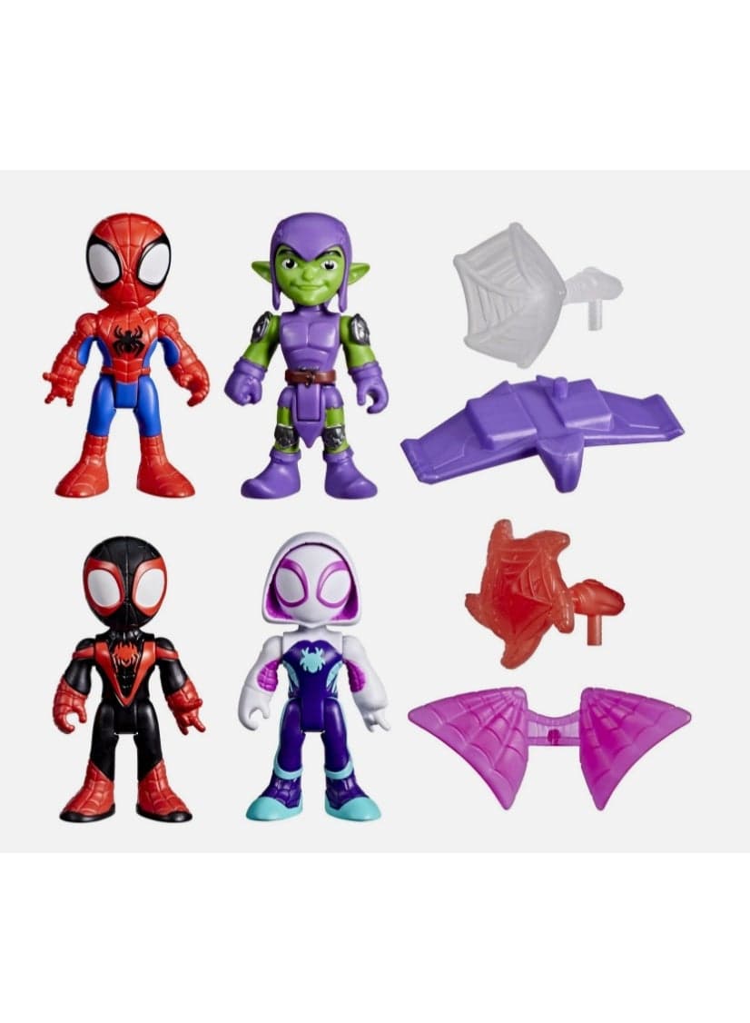 Hasbro Marvel Spidey and His Amazing Friends Web Slinging Adventure Set with Figure & Accessories