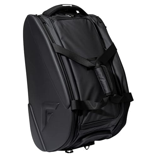 Franklin Sports Pro Series Bag II - Duffle and Backpack - Professional Pickleball Bag for Paddles, Balls, and More Accessories - Cooler Pocket - Charcoal - 24" L x 13.5" W x 12" H
