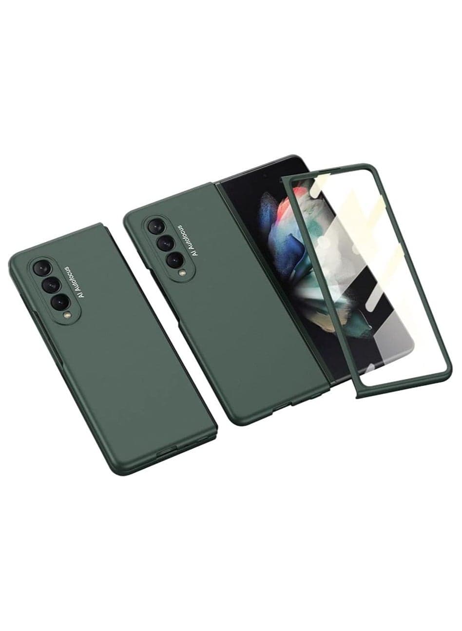 Samsung Galaxy Z Fold 4, Ultra-thin Dropproof Folding Phone Case For Samsung Galaxy Z Fold 4 with HD Tempered Glass Film