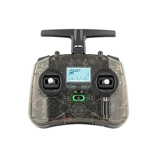 Radiomaster Pocket Hall Gimbal Transmitter Remote Control Portable Lightweight Built in LED Light Foldable Antenna Mode 2 ELRSCharcoal