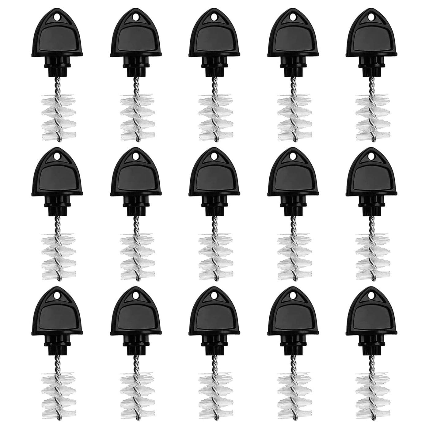 15 Beer Faucet Tap Plug Brush for Beer Faucet Plug Draft Beer Tap Cover Tap Plugs Beer Brush Plugs Beer Faucet Brush Caps Cover Beer Faucet Kegging Tap Cleaning Brush 15 Pack keg Beer Tap Brush Plug