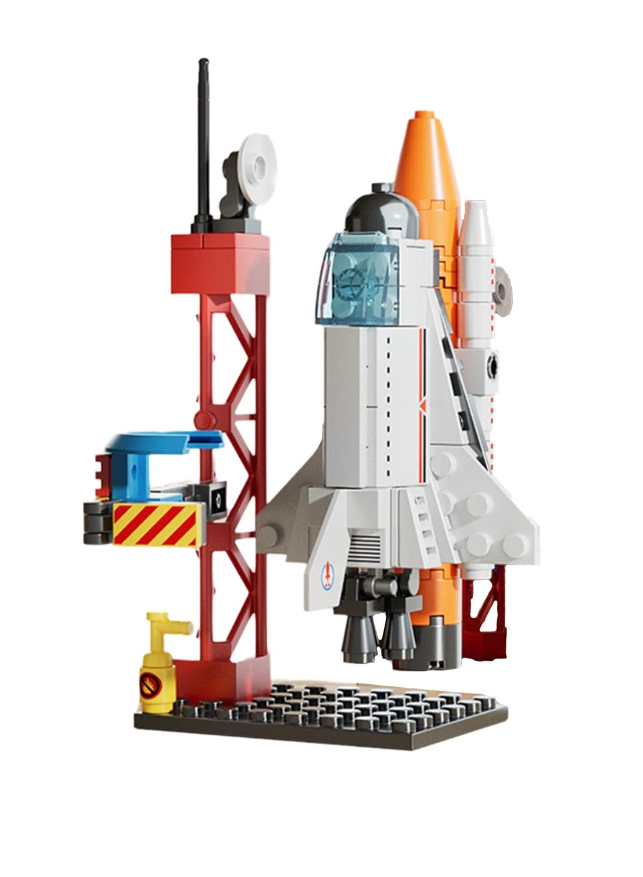 Mini Spaceship 107pcs Assembly Set Toys, Large Building Block Puzzle Game, Best Learning And Role-Playing, Suitable Gifts For Boys And Girls Over 6 Years Old