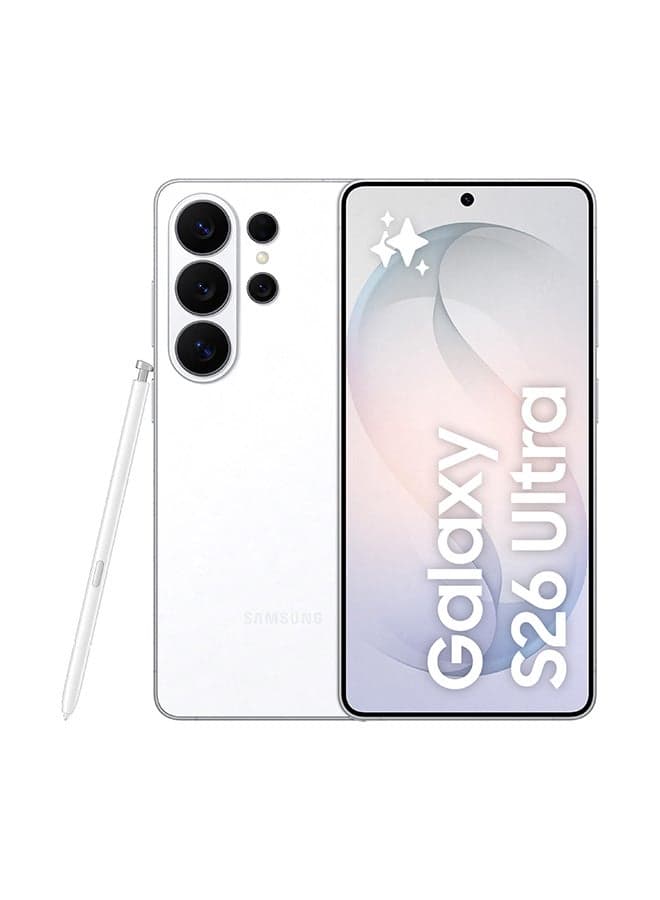 Galaxy S26 Ultra Dual SIM White 16GB RAM 1TBGB 5G - Middle East Version