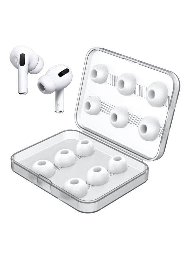 12-Piece Replacement Ear Buds For AirPods Pro White