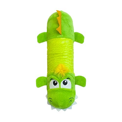 Petstages StuffingFree Big Squeak Gator Plush Dog Toy Medium
