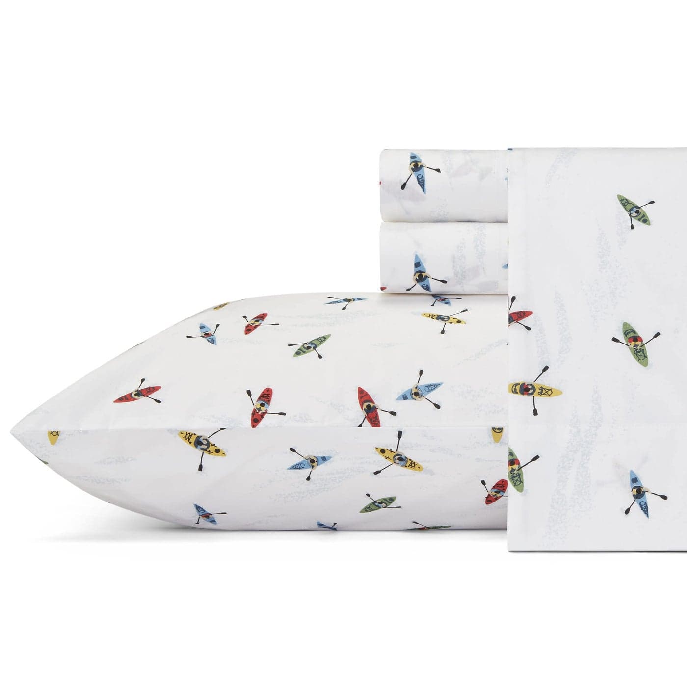 Eddie Bauer King Sheets Cotton Percale Bedding Set Crisp Cool Home Decor Kayaks King