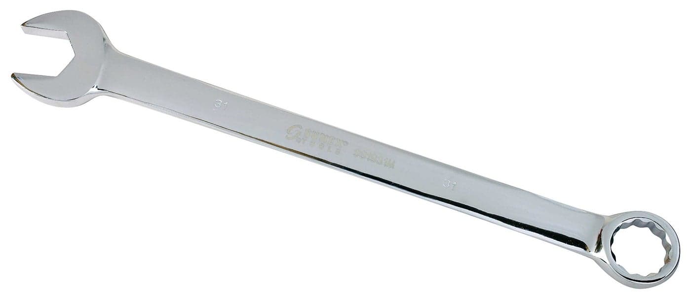 Sunex 991931MA 31 mm Fully Polished VGroove Combination Wrench CRV