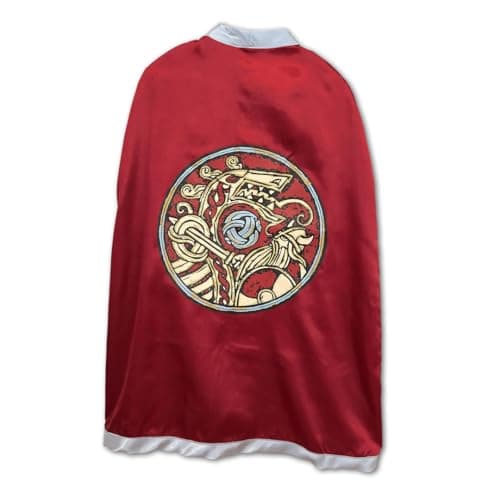 Liontouch Viking Cape for Kids Aged 38 Years One Size Fits All Chief Haralds Medieval Viking Cloak for Little Warriors Berserkers Pretend Play Dress Up Costumes for Boys
