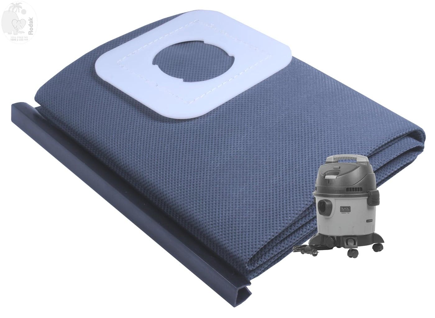 RODAK 1 PC Reusable Non-Woven Bag Compatible with Black & Decker BDWD 10, BDWD 15, BDWD 20, BDWD 25, BDWDS 20, BDWDS 30