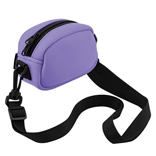 Homakover Camera Case Adjustable Crossbody Bag For Seckton/for Rindol/for Dylanto/for Desuccus/Sony DSCW800/DSCW830 and More Digital Camera, Waterproof Storage Extra Pocket Fits Accessories
