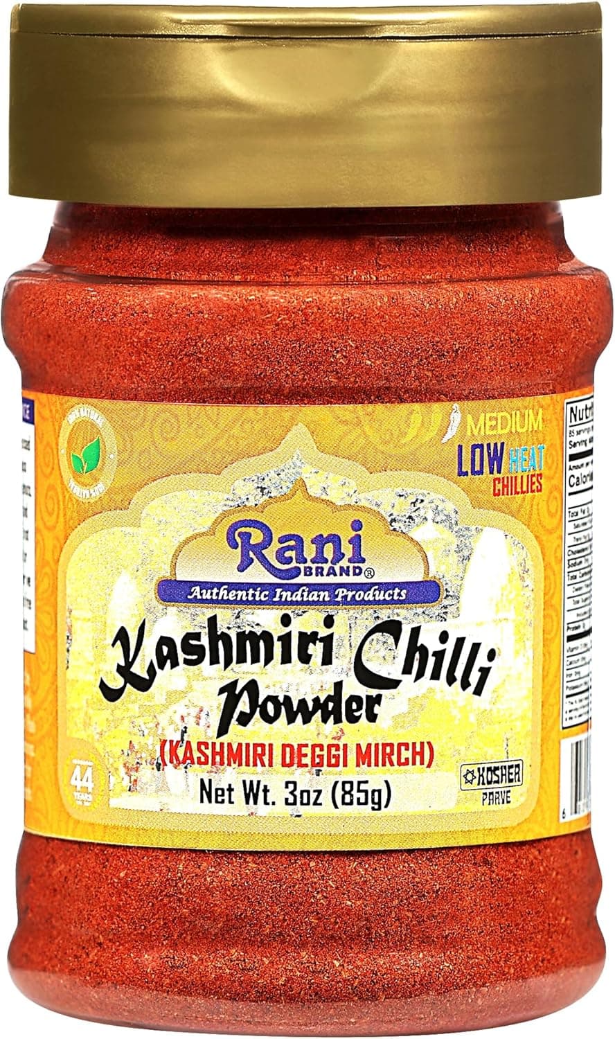 Rani Brand Kashmiri Chilli Powder (Deggi Mirch) - 3oz (85g) - All Natural, Vegan, Gluten Friendly
