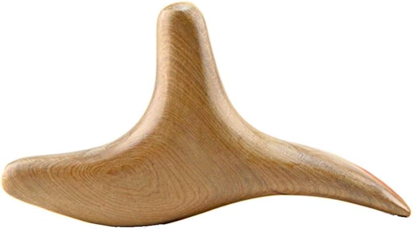 ARTIBETTER Thai Traditional Reflexology Hand Foot Massage Tool Wing Shape Massager Wooden SPA Therapy Tool Random Color