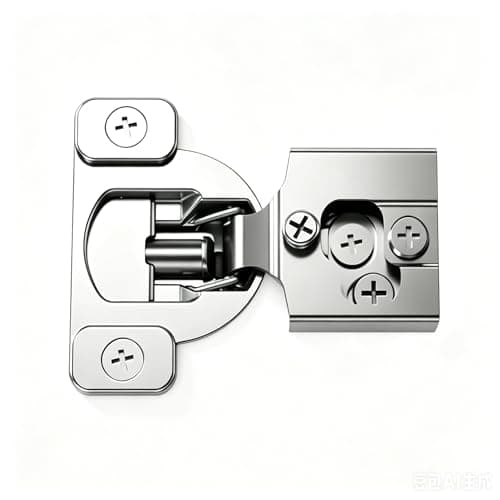 STIANC 2 Pack 1/2” Overlay Soft Close Hinges for Face Frame Kitchen Cabinet, 3 Way Adjustability, Quiet Self-Closing Door, 105 Degree