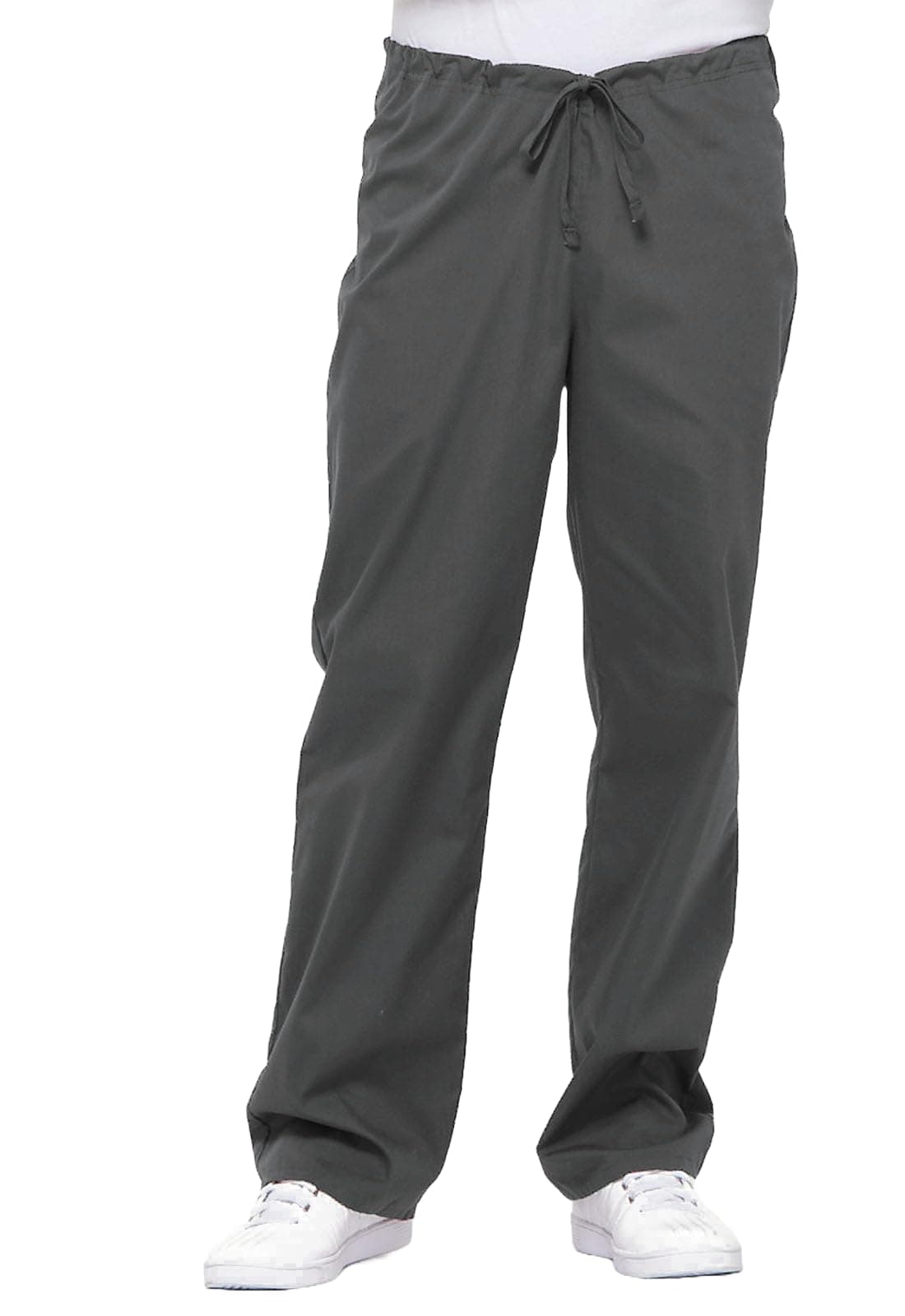 Dickies Men's EDS Signature Unisex Drawstring Scrub Pant, Pewter, Medium/Short
