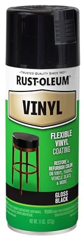 Rust-Oleum 1909830 Vinyl Spray, 11 oz, Black
