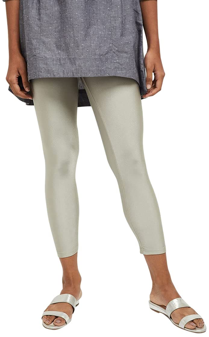 Max Women's Regular Fit Silver Leggings XL, High Rise