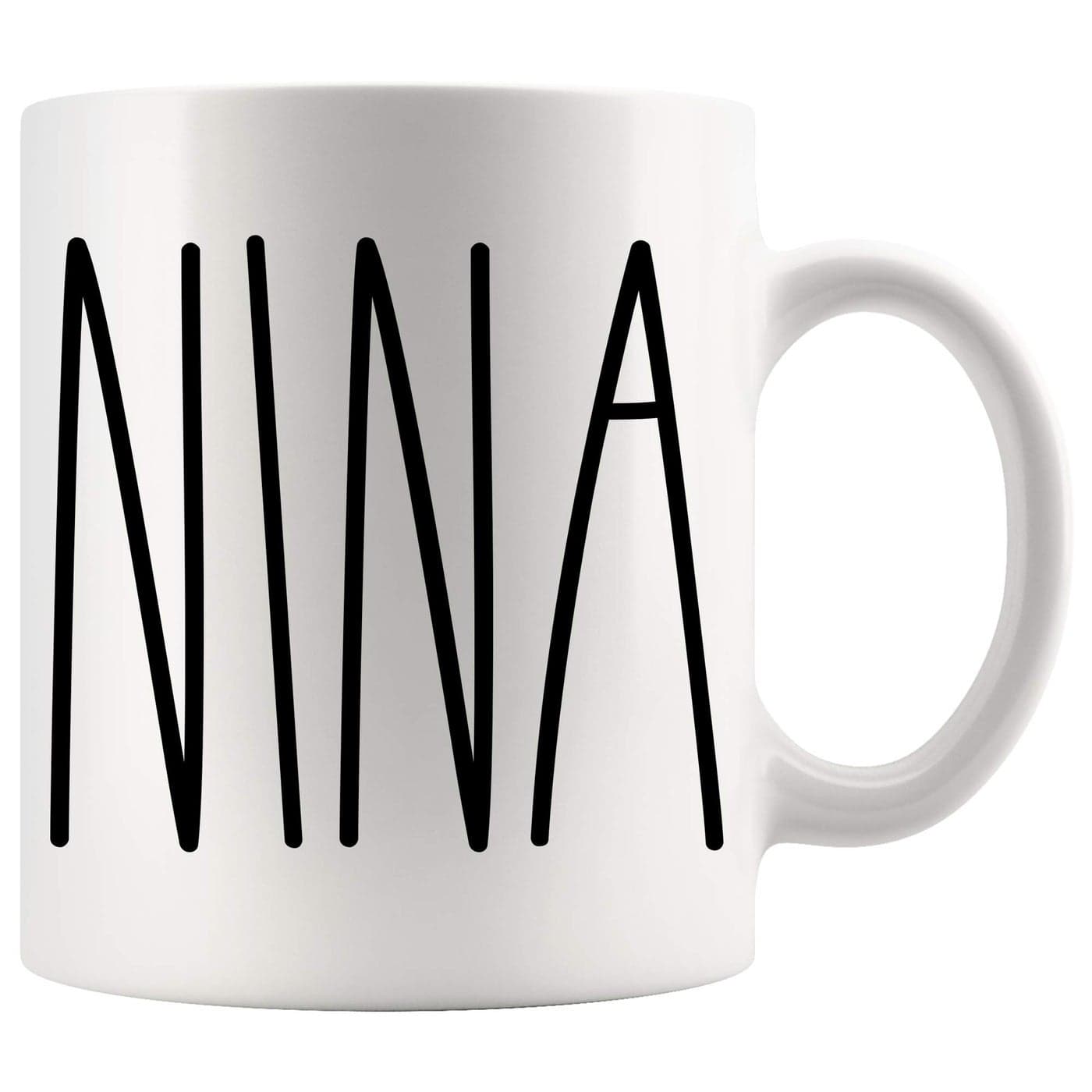 Nina Coffee Cup Gifts for Christmas Birthday Mothers DayFathers Day Family Coffee Mug 11oz