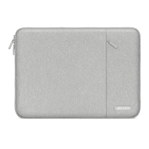 MOSISO Laptop Case 15 inch, 15 inch Laptop Sleeve Compatible with MacBook Air 15 M4 A3241 M3 A3114 M2 A2941 2025 2024 2023,Dell XPS 15,Polyester Vertical Computer Sleeve Bag with Pocket, Gray