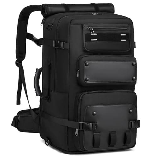 RUCYEN Large Carry on Travel Backpack, 50L Travel Backpack for Men Women Carry On Bags for Airplane fit 17 Inch Laptop, Nylon Duffle Luggage Bag