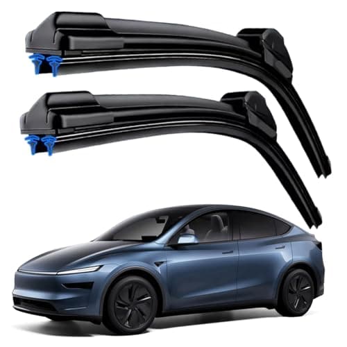 HIDOFILT Dual Rubber Blade Windshield Wipers for Tesla Model Y 2020 2021 2022 2023 2024 2025 Automotive Replacement Wiper Blades modely 2620 Top Lock Set of 2
