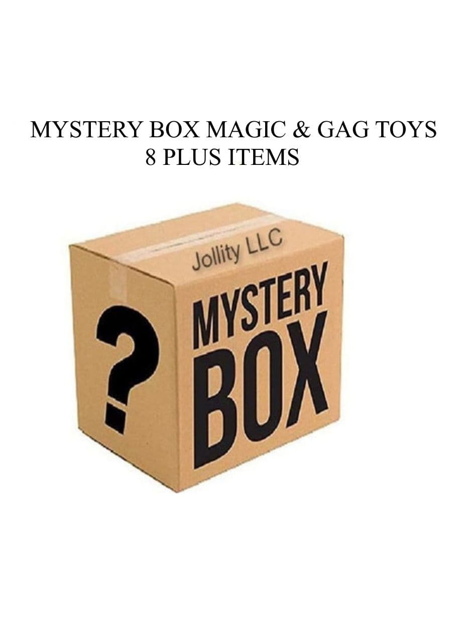 Mystery Box for Magic and Gag Toys and Accessories 8 plus items