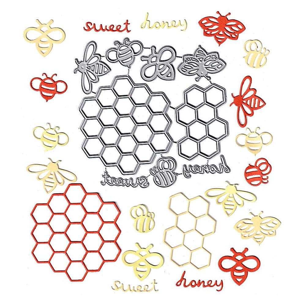 6pcs Birds Nest Animal Cutting Dies Leaves Tree Branch Die Cuts Metal Embossing Stencils Template Mould for Card Scrapbooking and DIY Craft Album Paper Card Decor