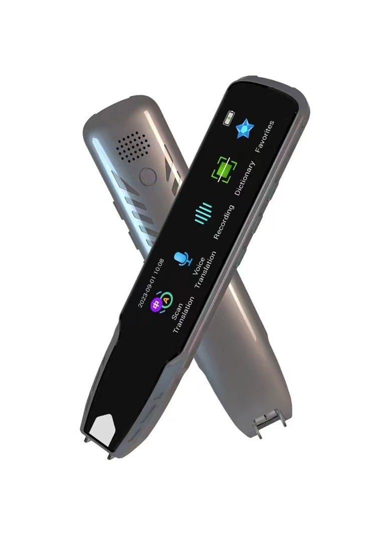 Scan Translator Pen, Translation Pen Scanner 112 Language Translator Device, Support Text Extract Intelligent Recording Scanner Pen, 0.3s Clear Translation, Crystal Clear Recordings