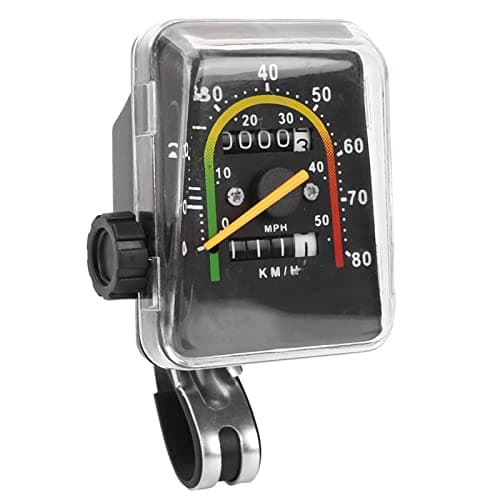 Speedometer, Bikle Odometer Cycling Computer Mechanical Code Table Backlight LCD Display Tracking Distance