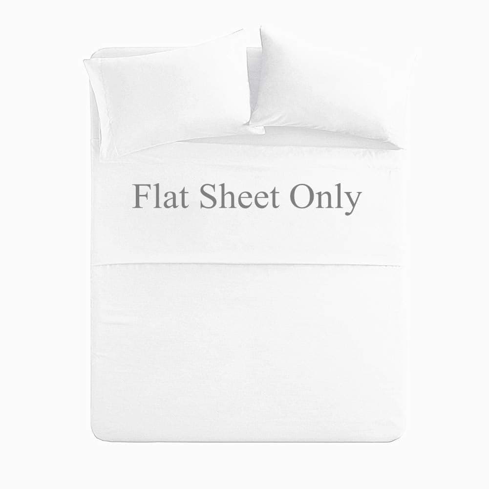 Queen Size Flat Sheet Single 300 Thread Count 100 Egyptian Cotton Quality Hotel Collection Luxury Flat Sheet Sold Separately White