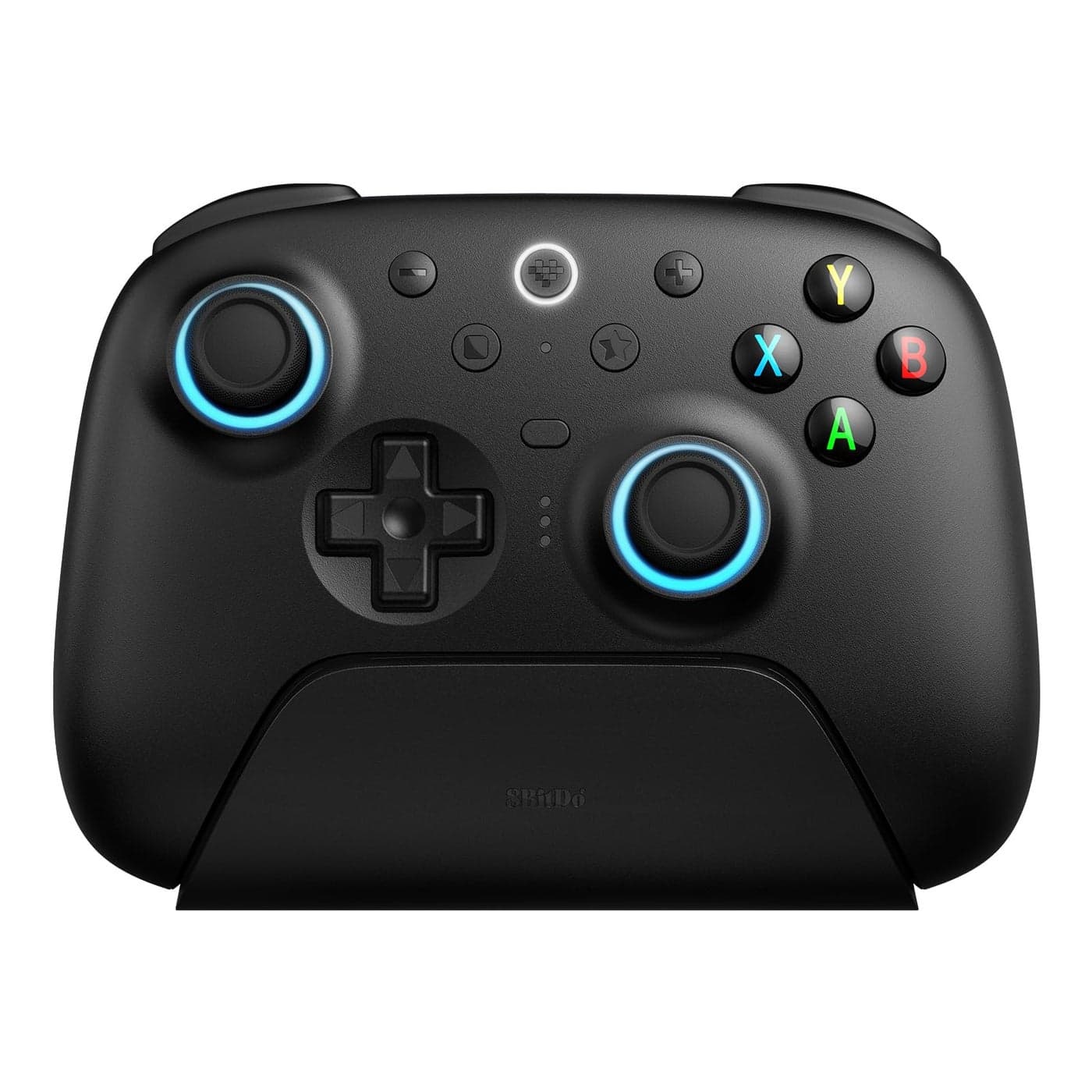 8Bitdo Ultimate 2 Wireless Gaming Controller with TMR Joysticks Switchable Hall EffectTactile Triggers 8Speed Wireless Tech Charging Dock RGB Fire Ring for PC Android Black